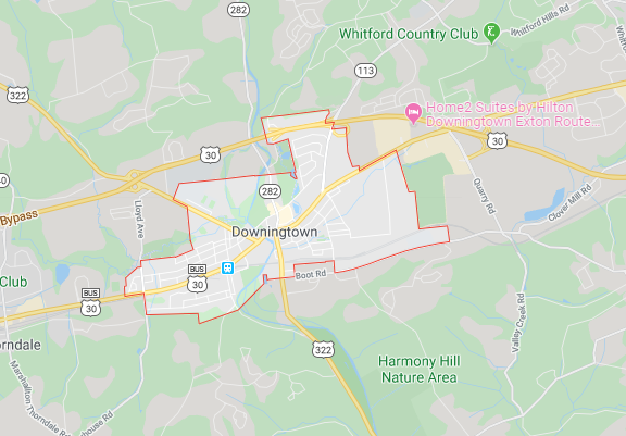Downingtown Map 